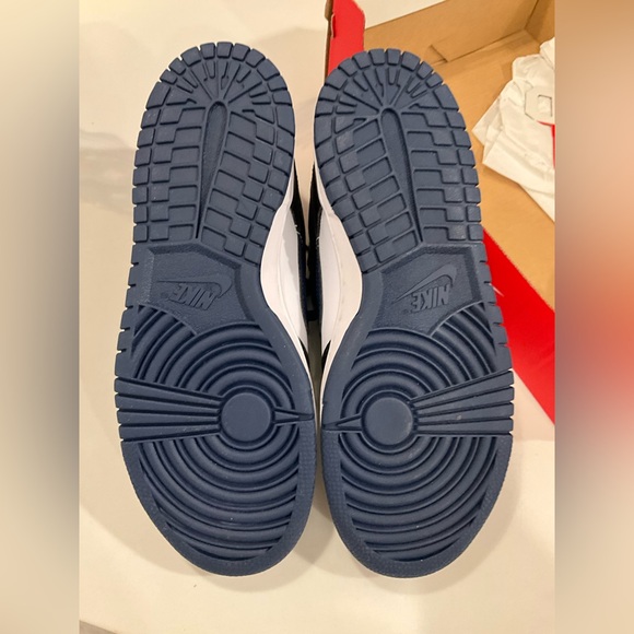 Nike Dunk Low GS 6.5Y Black White Midnight Navy HJ9202-001 New With Box - Picture 5 of 6